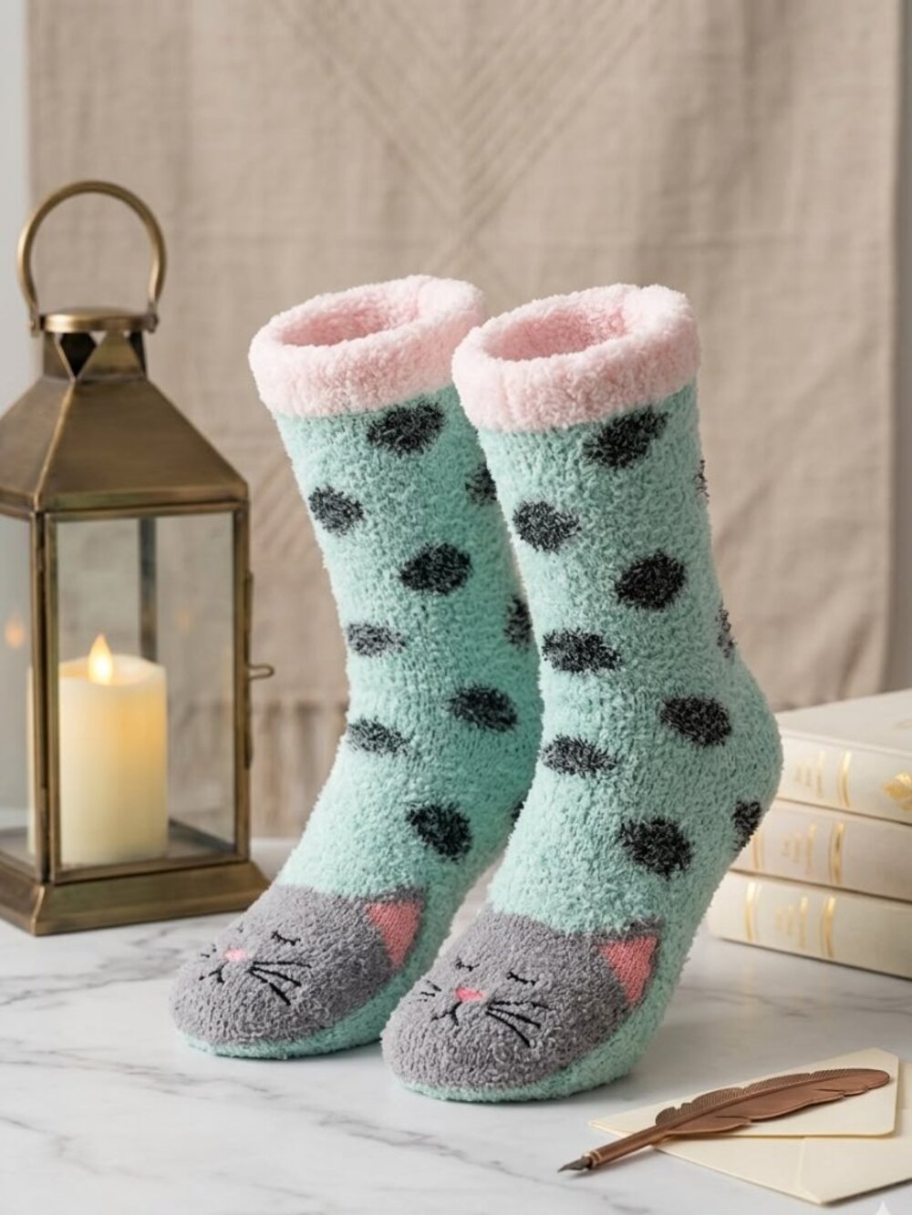 Winter Slipper Cat Socks (HIGH QUALITY)